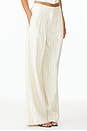 view 2 of 6 Alfie Pant in Cream & Black Stripe