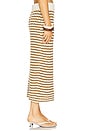 view 3 of 6 Alexis Skirt in Parchment & Aged Bronze Stripe