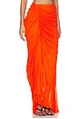 view 2 of 6 Cleo Skirt in Orange Crush