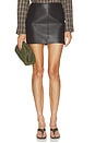 view 1 of 7 Mara Skirt in Deepest Brown