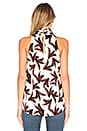 view 3 of 4 Leda Top in Eggshell Khaki Multi