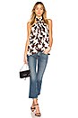 view 4 of 4 Leda Top in Eggshell Khaki Multi