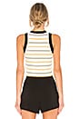 view 3 of 4 ТОП RITA in White, Olive & Mustard