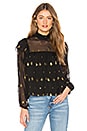 view 1 of 4 MELONI トップ in Black & Gold