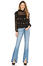 view 4 of 4 MELONI トップ in Black & Gold