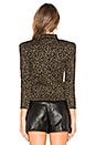 view 3 of 5 Maeve Top in Black & Gold
