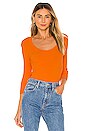 view 1 of 4 Brandon Top in Tangerine