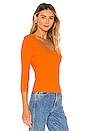 view 2 of 4 Brandon Top in Tangerine