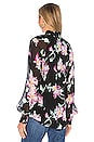 view 4 of 5 VENETIA トップ in Black & Purple