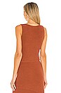 view 3 of 4 CAMISETA TIRANTES ELOISE in Deep Amber