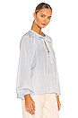 view 3 of 5 Delphina Top in Ice Blue