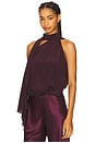view 3 of 5 Celeste Top in Deep Plum