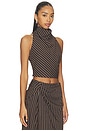 view 2 of 5 Lillian Top in Ganache Stripe