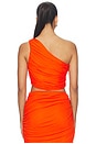 view 3 of 4 Cleo Top in Orange Crush