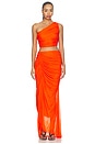 view 4 of 4 Cleo Top in Orange Crush