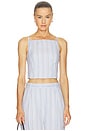 view 1 of 5 ELLIOTT 탑 in Isla Stripe