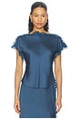 view 1 of 5 Luna Top in Ash Blue & Ash Blue