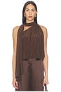 view 1 of 4 Celeste Top in Coffee