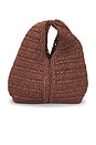 view 1 of 4 Simone Raffia Bag in Chocolate