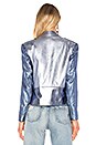 view 3 of 4 Classic Moto Jacket in Blue Kyanite