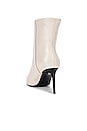 view 4 of 6 Codi Stiletto Bootie in White & Black