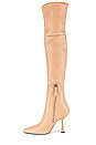 view 5 of 5 Victoria Over The Knee Boot in Nude