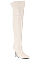 view 2 of 5 Villa Over The Knee Boot in White