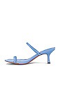 view 5 of 5 Baker Mule Sandal in Sky Blue Leather
