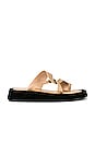 view 1 of 5 Polo Platform Sandal in Natural Leather