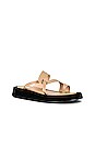 view 2 of 5 Polo Platform Sandal in Natural Leather