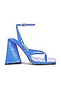 view 1 of 5 River Mule Sandal in Bright Blue Leather