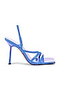 view 1 of 5 Strappy Heel in Bright Blue Leather