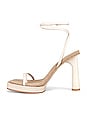 view 5 of 5 Gia Platform Heel in Bone Leather