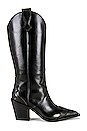 view 1 of 5 Margot Boot in Black & Black Leather