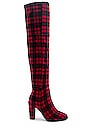 view 1 of 5 Alla Boot in Tartan Red