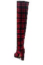 view 3 of 5 Alla Boot in Tartan Red