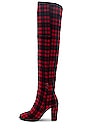 view 5 of 5 Alla Boot in Tartan Red