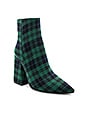view 2 of 5 BOTTINES AHARA in Green Tartan