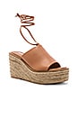 view 2 of 5 Kahlo Wedge in Light Tan Suede
