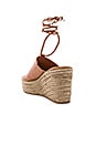 view 3 of 5 Kahlo Wedge in Light Tan Suede