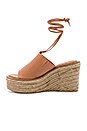 view 5 of 5 Kahlo Wedge in Light Tan Suede