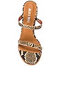 view 4 of 5 Amina Mule in Beige Snake