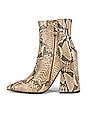 view 5 of 5 Ahara Bootie in Beige Snake