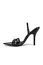 view 5 of 5 Xanthe Heel in Black Leather