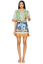 view 1 of 3 Surrealist Summer V Mini Dress in Multi