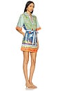 view 2 of 3 Surrealist Summer V Mini Dress in Multi