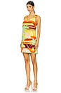 view 3 of 4 Palm Island V Neck Mini Dress in Multi