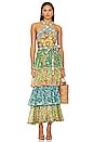 view 1 of 3 Dreamer Tiered Halter Dress in Multi