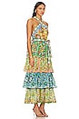 view 2 of 3 Dreamer Tiered Halter Dress in Multi