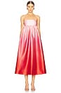 view 1 of 3 Inez Ombre Midi Dress in Pink Ombre